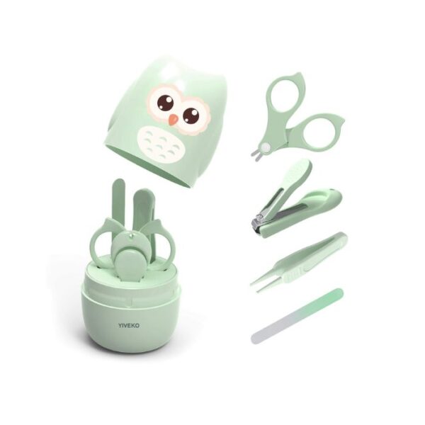 Baby Nail Kit, 4-in-1 Baby Nail Care Set with Cute Case